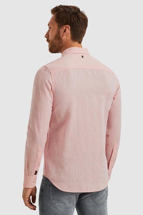 PME legend long sleeve shirt ctn 2tone linen